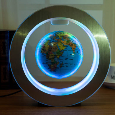 Ronde LED carte volante globe globe magnétique lévitation lumières anti-gravité mages