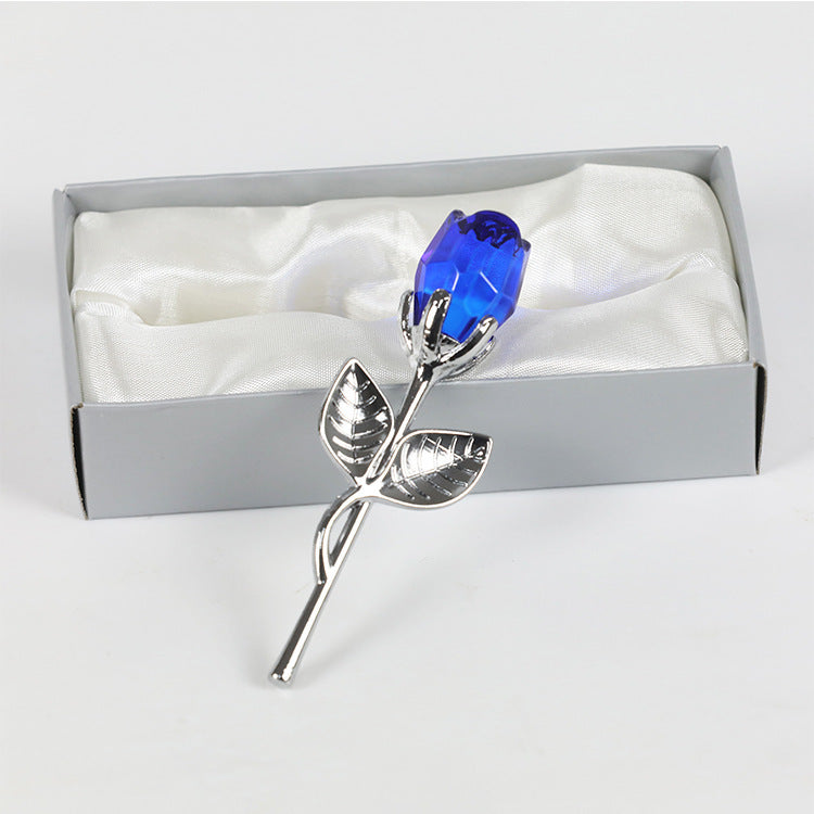 Cristal Métal Rose Saint Valentin Petit Cadeau Mariage
