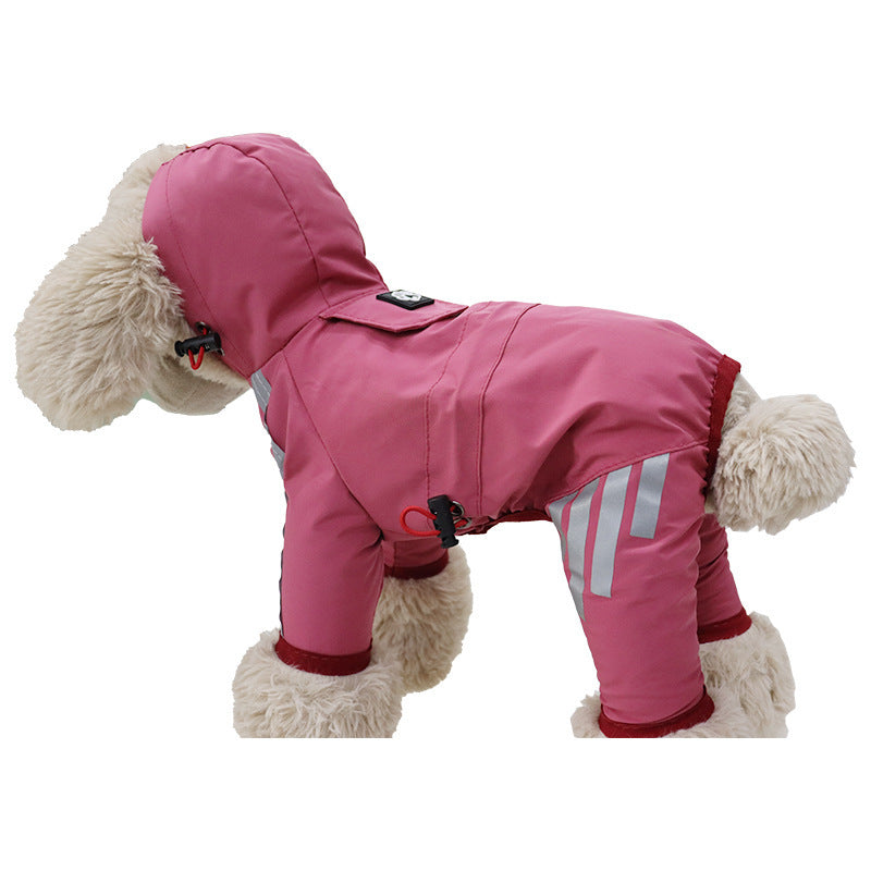 Manteau imperméable pour chien, paquet complet, Cape de pluie imperméable de quatre pieds, produits pour animaux de compagnie