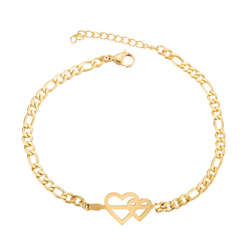 Guldfärgade Charms Armband Femme Rostfritt Stål Dam Smycken Tur Origami Elefantarmband Vänskapsgåvor