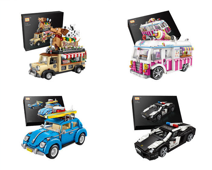 Toy Building Block Car