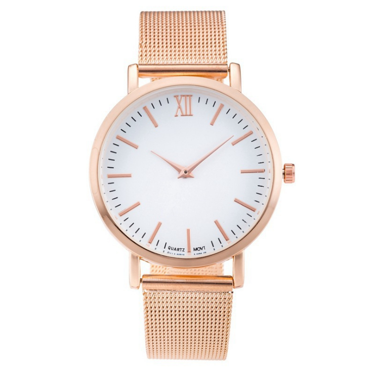 Vansvar Fashion Brand Silver And Gold Mesh Band Creative Marble Wristwatch Casual Women Quartz Watches Gift Relogio Feminino - Elegant Stylish Functional Unique Sophisticated Must-Have