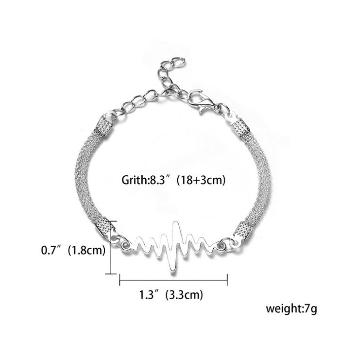 RINHOO 925 Smycken Silverfärgade Armband För Kvinnor Armband Mode Bröllopsbankett Armband & Armringar Alla hjärtans dag Gåva