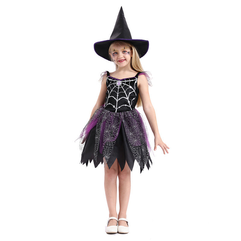 Halloween häxkostym för barn