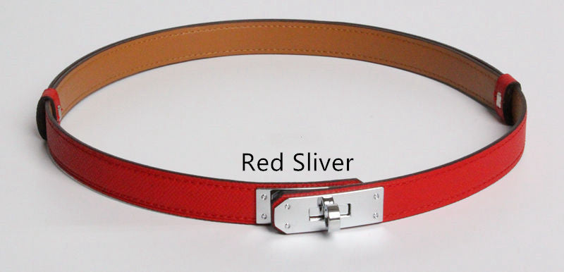 Ceintures en cuir véritable pour femmes, haute qualité, largeur 1.8cm, dorées