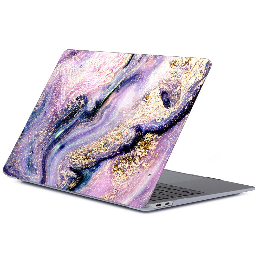 Notebook marmorerat frostat skyddsfodral
