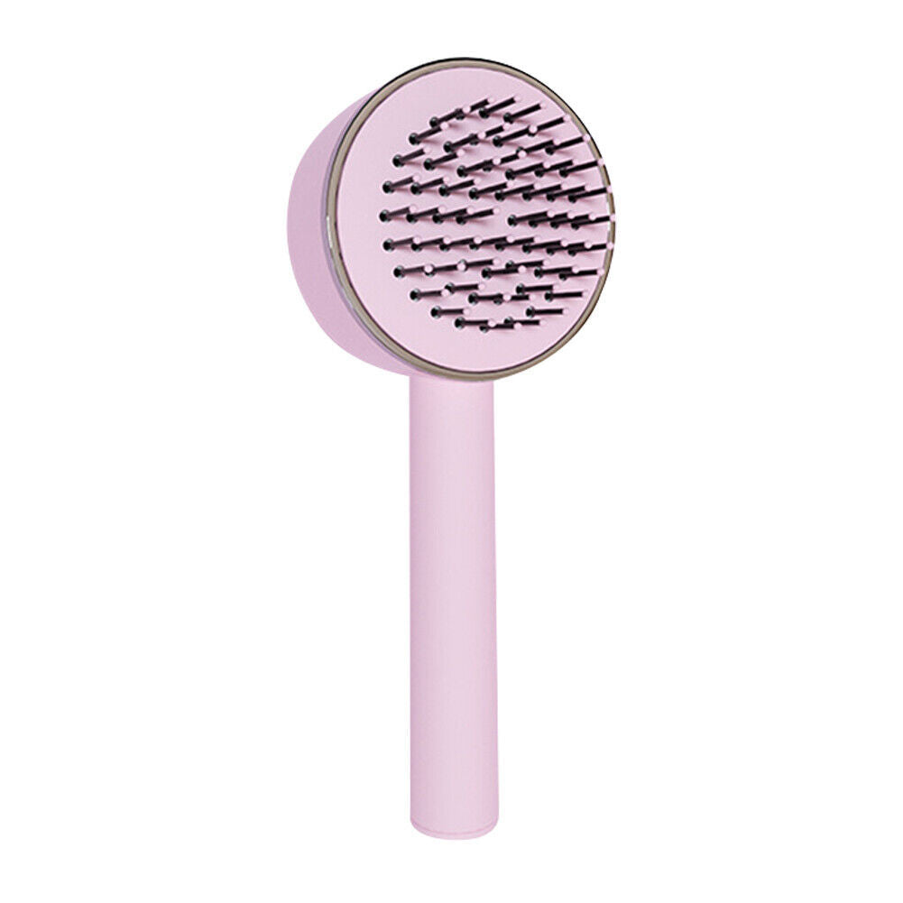 3D Air Cushion Hair Brush - Self-Cleaning Massage Comb with Retractable Bristles