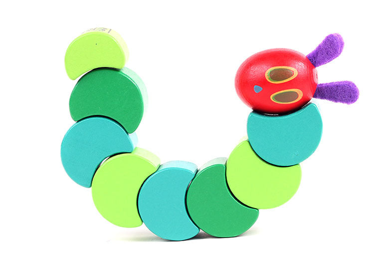 Jouets en bois Jouets éducatifs contre la faim de vers