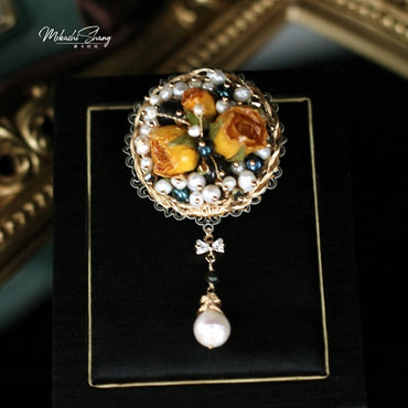 Rose Brooch Decoration Corsage Accessories