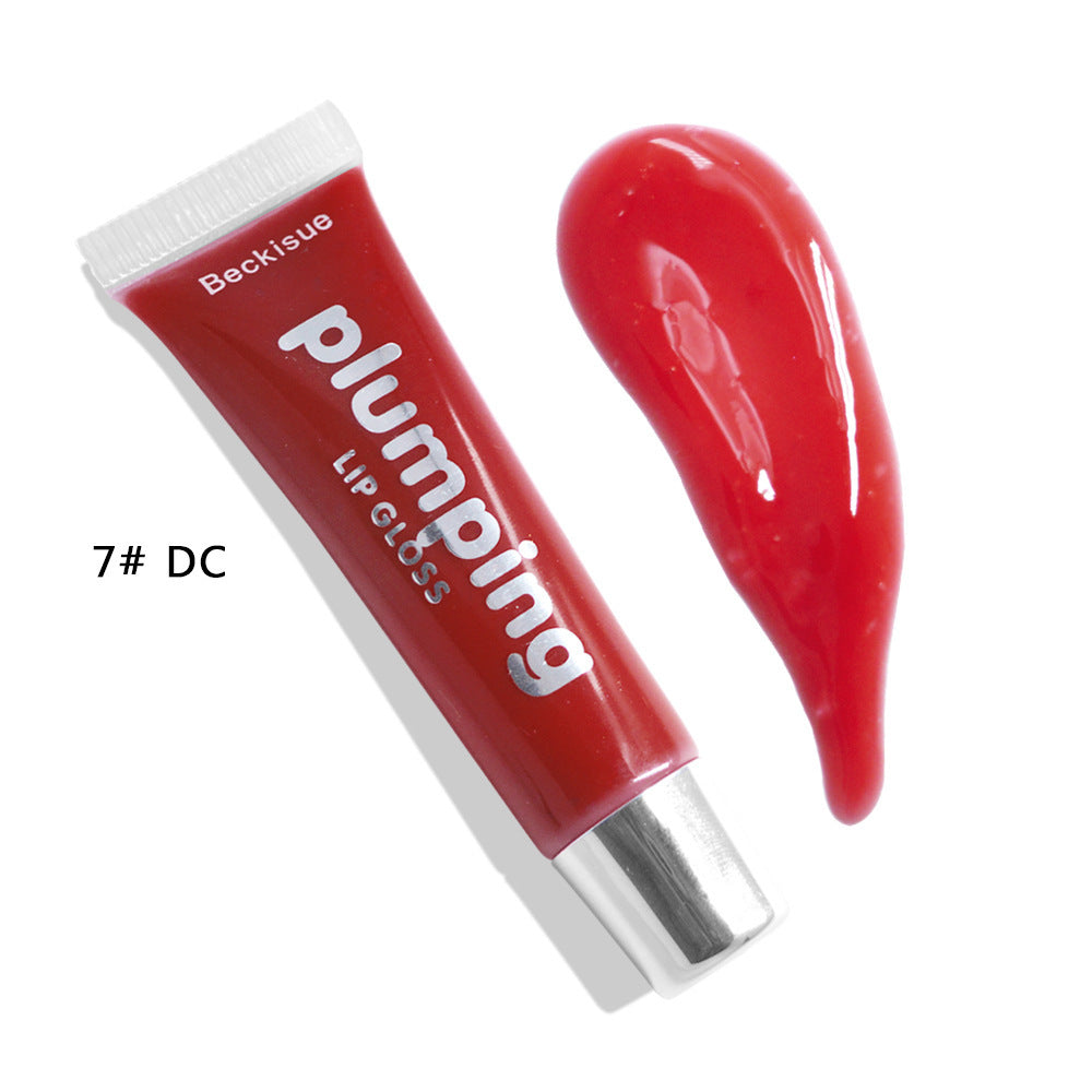 Brillant à lèvres repulpant brillant cerise humide maquillage plus dodu grand brillant à lèvres hydratant Volume dodu brillant vitamine E huile minérale
