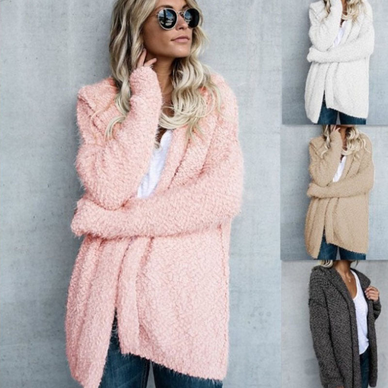 Stylish Hooded Cardigan Jacket For Women - Chic Comfortable High-Quality Soft Cozy Trendy Classic Elegant