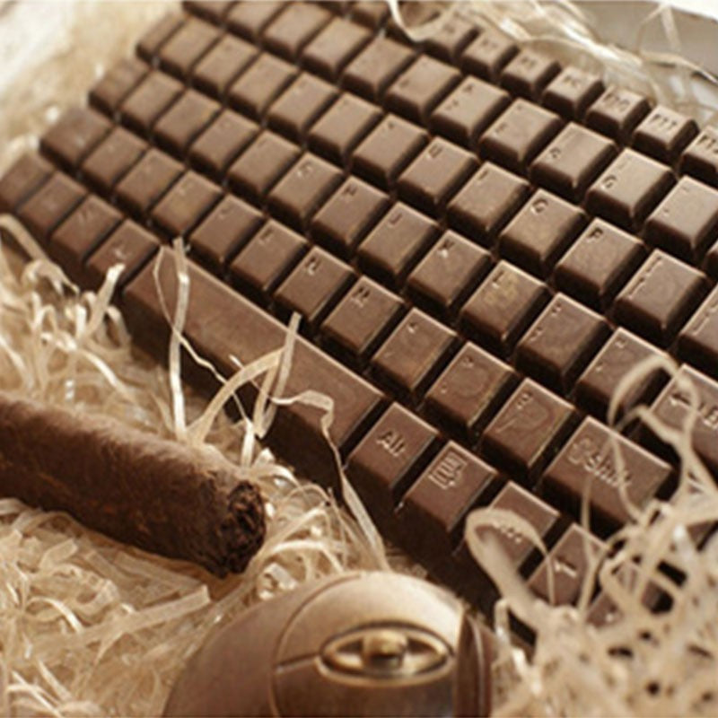 Moule à clavier créatif en chocolat