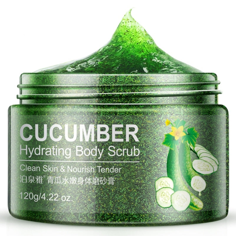 Gurka hud vacker vit hud peeling ansiktsskrubb