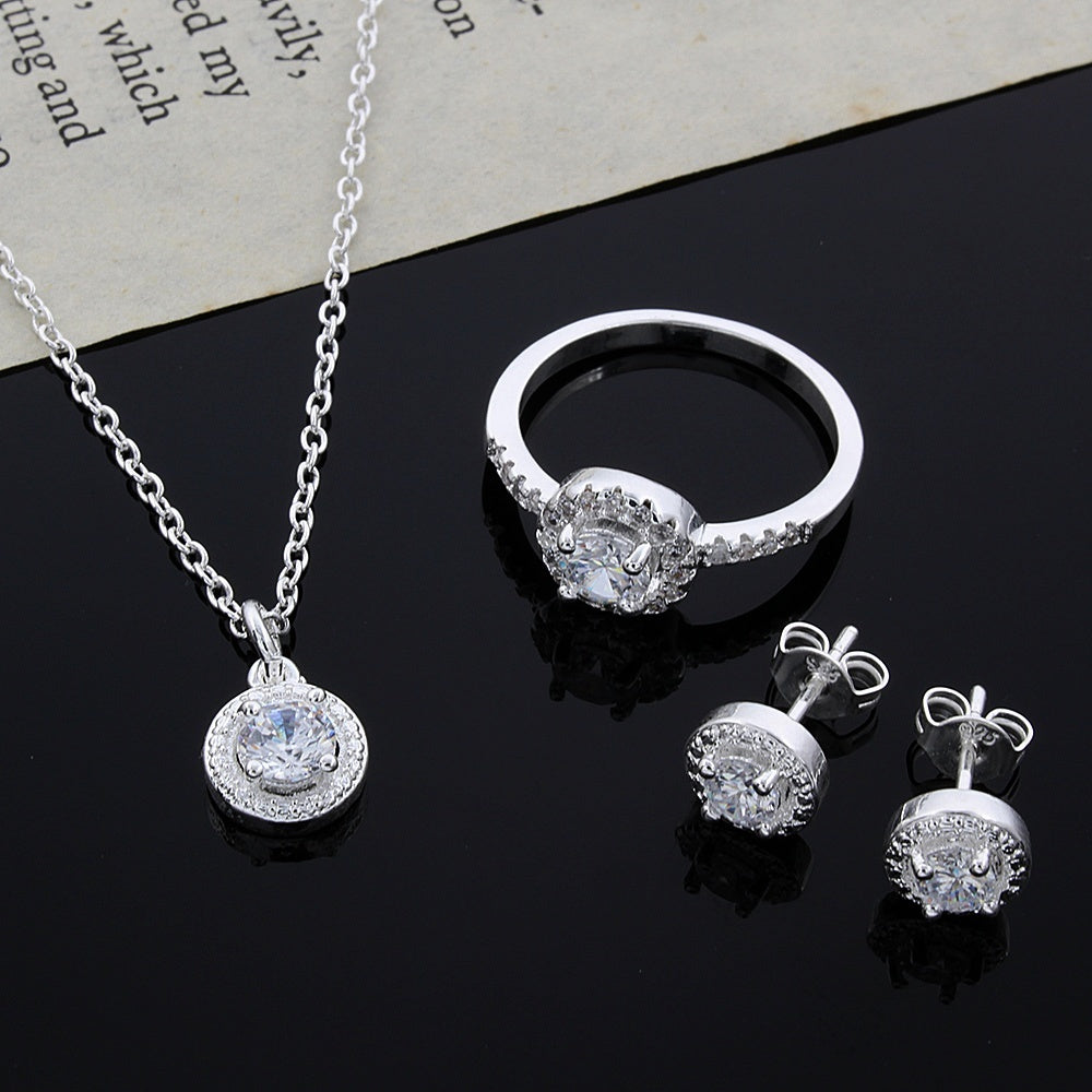 Luxury Zircon Jewelry Suit - Elegant and Stylish