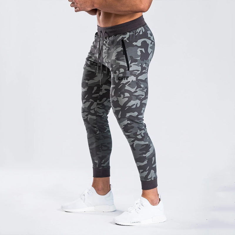 GITF Camouflage Snabbtorkande joggingbyxor herr Sport Pencil Byxor Herr Bodybuilding Joggare Gym Byxor Löparbyxor Herr