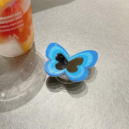Color Butterfly Stand Silicone Phone Case - TPU Material