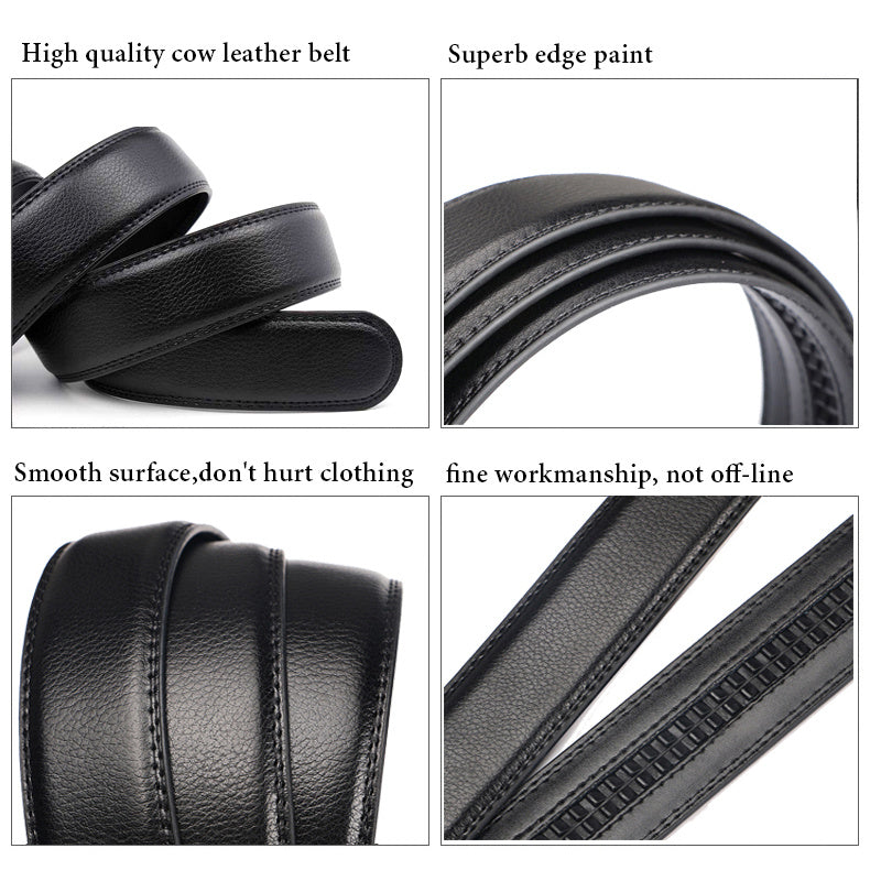 Men's Automatic Buckle Real Belt - Authentic Quality