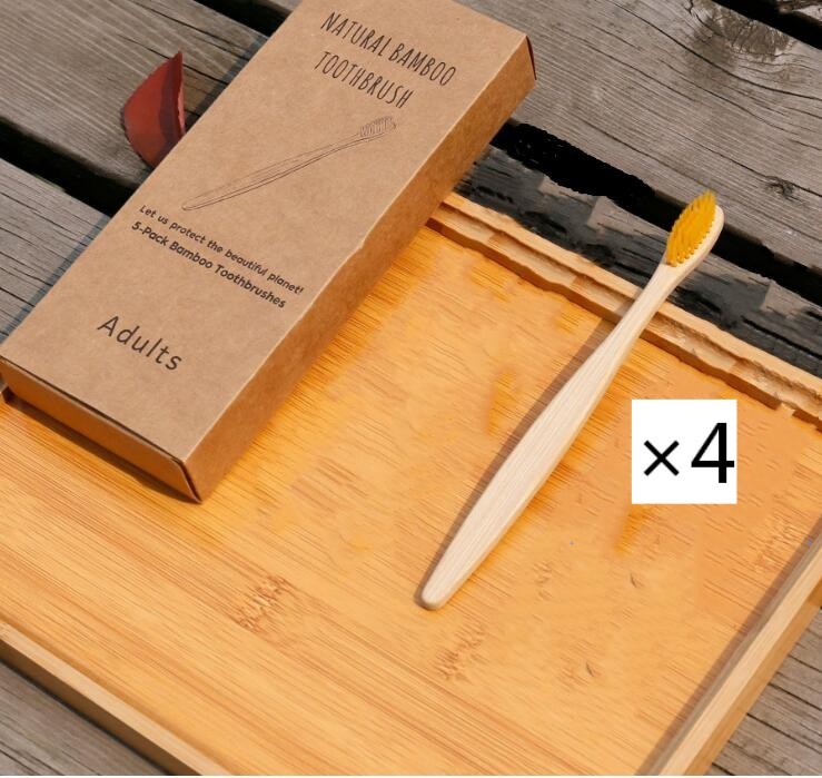 Eco Friendly Bamboo Soft Fiber Toothbrushes