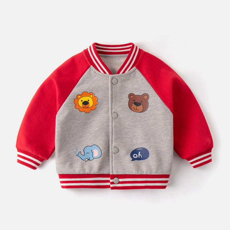 Uniforme de Baseball pour bébé, veste de Style étranger, manteau d'automne