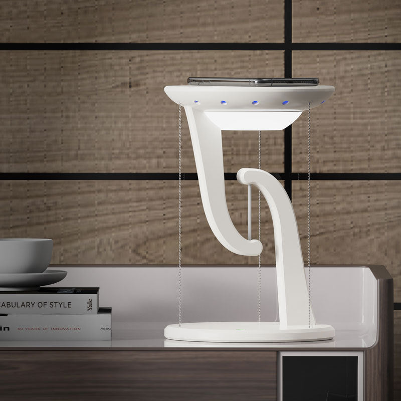 Lampe à suspension créative avec chargeur de téléphone sans fil intelligent
