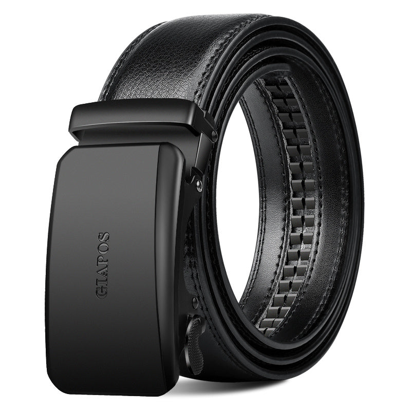 Men's Automatic Buckle Real Belt - Authentic Quality