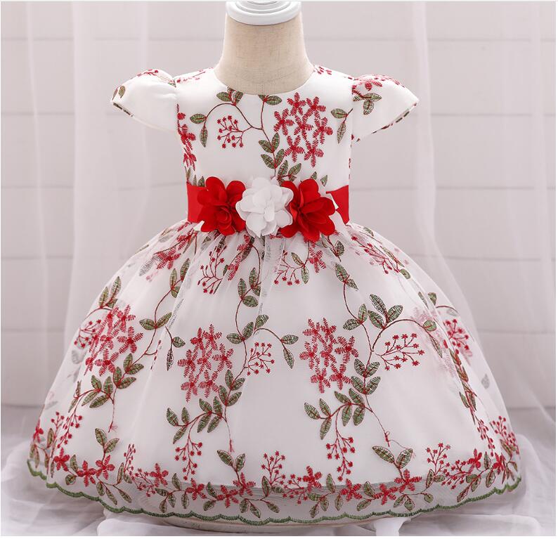 Summer Children's Clothing - New Baby Birthday Party Wedding Dress Skirt Girls Fluffy Dress