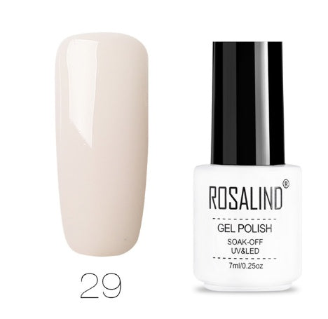 ROSALIND Pure Colors Gel Polish Collection - 7ML | 58 Colors + Base/Top UV/LED