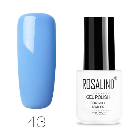 ROSALIND Pure Colors Gel Polish Collection - 7ML | 58 Colors + Base/Top UV/LED