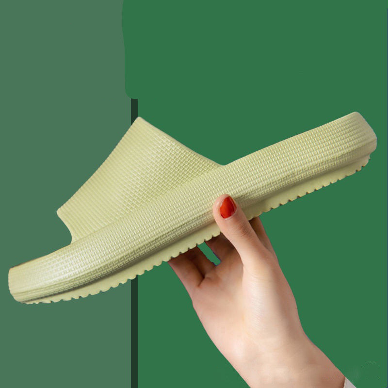 New Household Foot Feces Slippers Female Bathroom Bathing Couple Home Sandals And Slippers Male Summer Outer Wear Thick