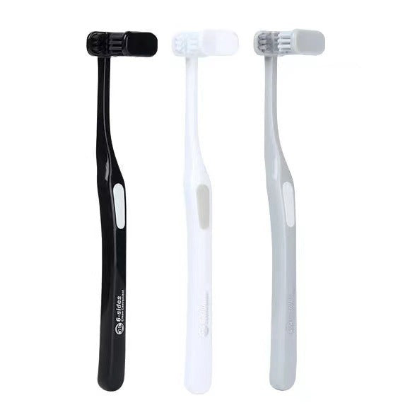 Soft Bristled Toothbrush, Full Wrapped Toothbrush, U-Shaped Toothbrush for Household Cleaning