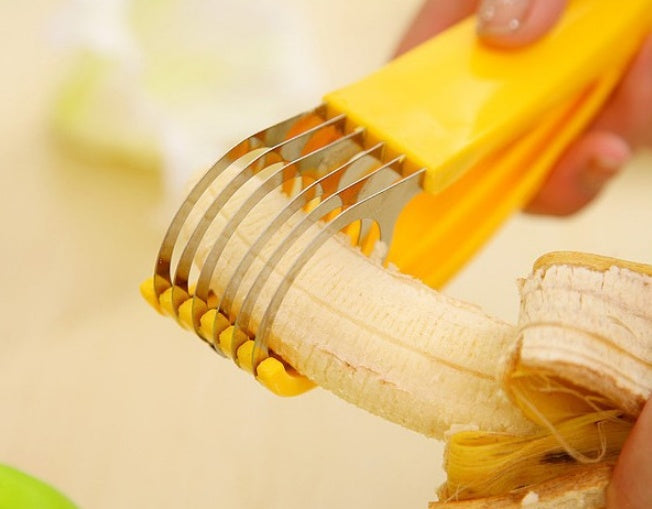 Kitchen Equipment Banana Slicer - Stainless Steel Ham Sausage Cutter