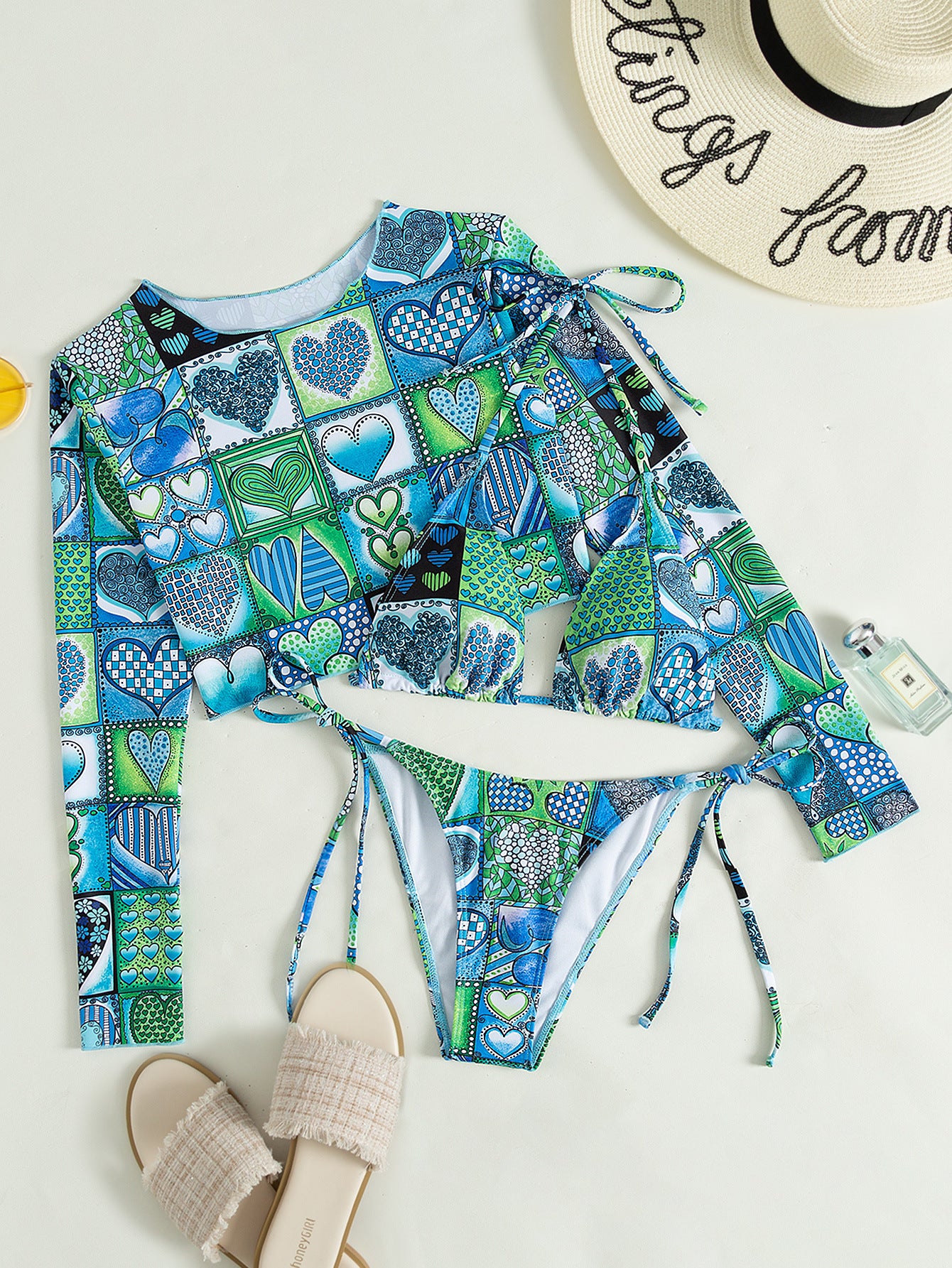 Baddräkt Dam Split Foreign Trade Bikini Badkläder