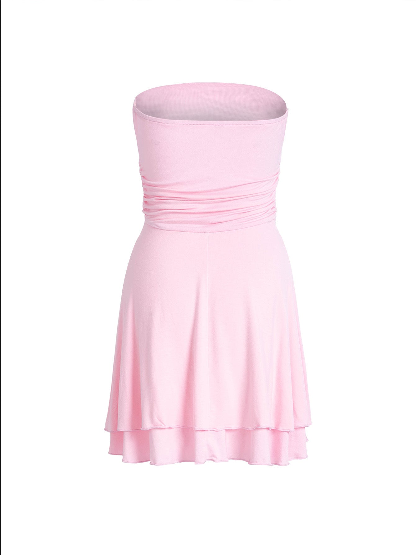 Y2K – robe courte tubulaire plissée, Sexy, moulante, vêtements d'été pour femmes, été