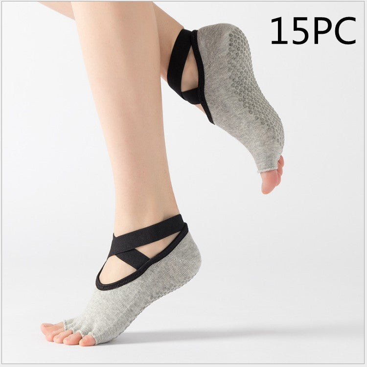 Yoga strumpor fem finger strumpor