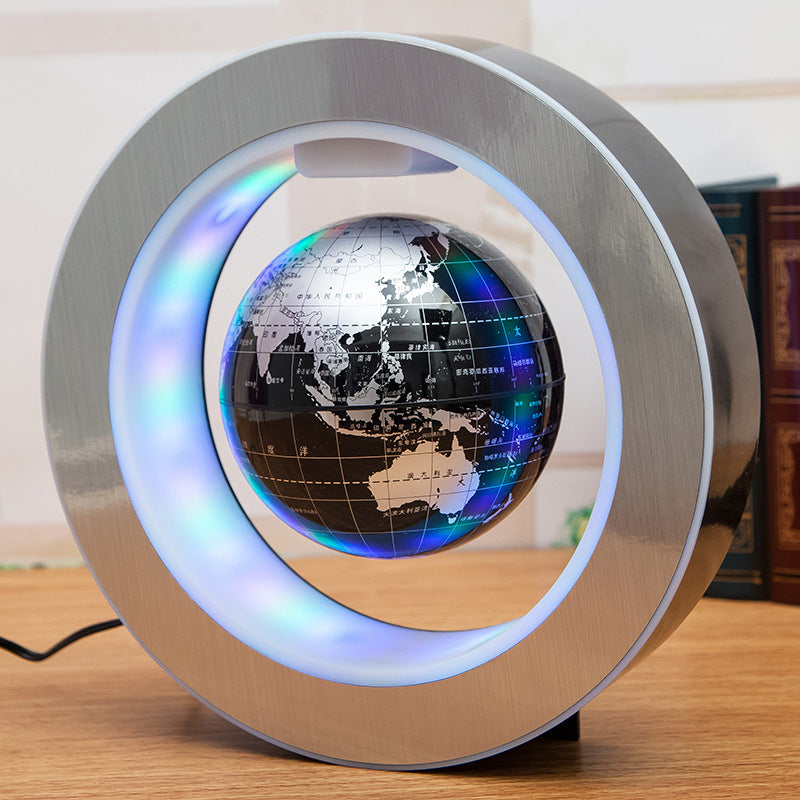 Ronde LED carte volante globe globe magnétique lévitation lumières anti-gravité mages