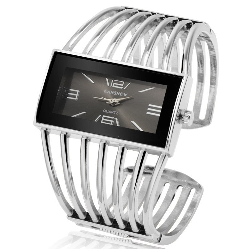 CANSNOW Damklocka Lyxig Mode Roséguld Armbandsur Dam Klänning Klocka Kvinna Dam Saati Flickor Armbandsur Relojes