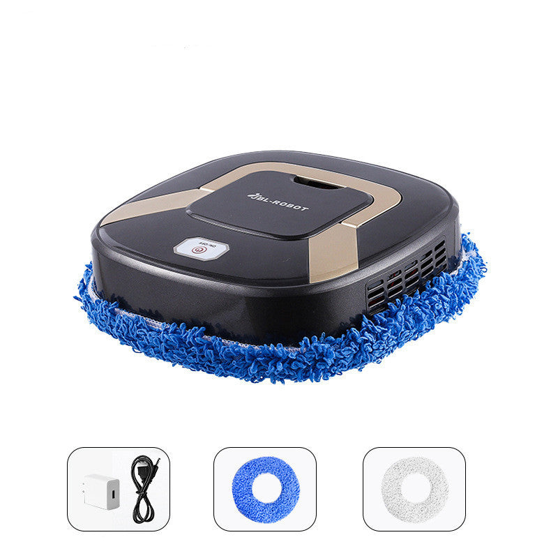 USB Rechargeable Robot Mop - Automatic Floor Cleaning Machine with Spray Function