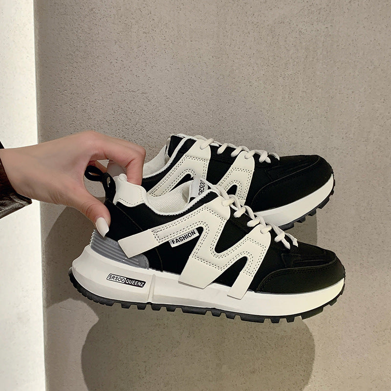 Women's Niche Retro German Training Dad Shoes - Lightweight 3-5cm