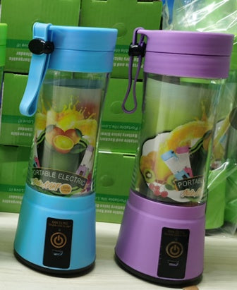 Bärbar mixer med USB-uppladdningsbar mini-fruktjuicemixer för kök Hem Enkel bärbar elektrisk minijuicer
