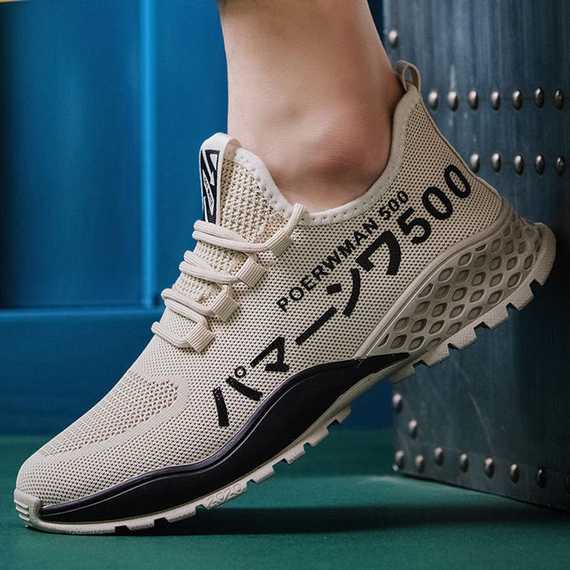 Herr Sneakers Mesh Sportskor