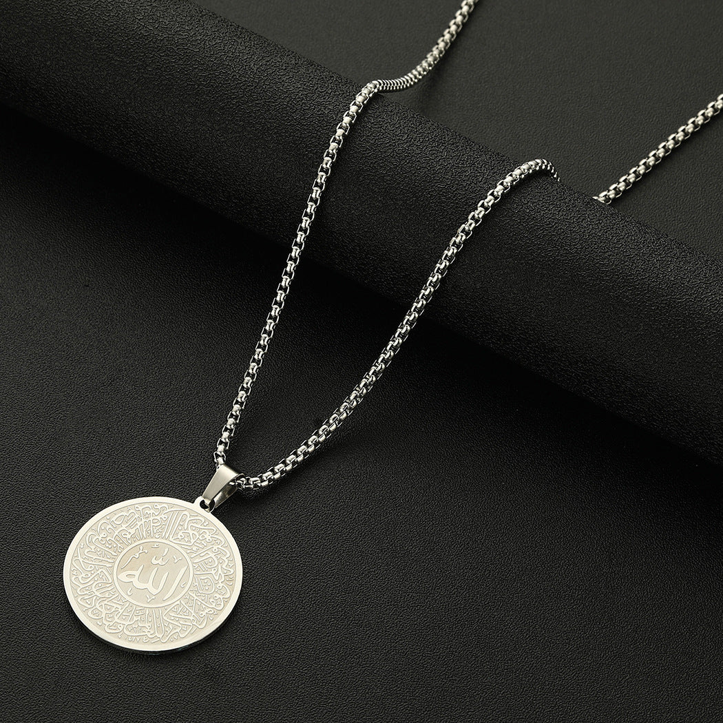 Collier Calligraphie Homme Accessoires Bijoux