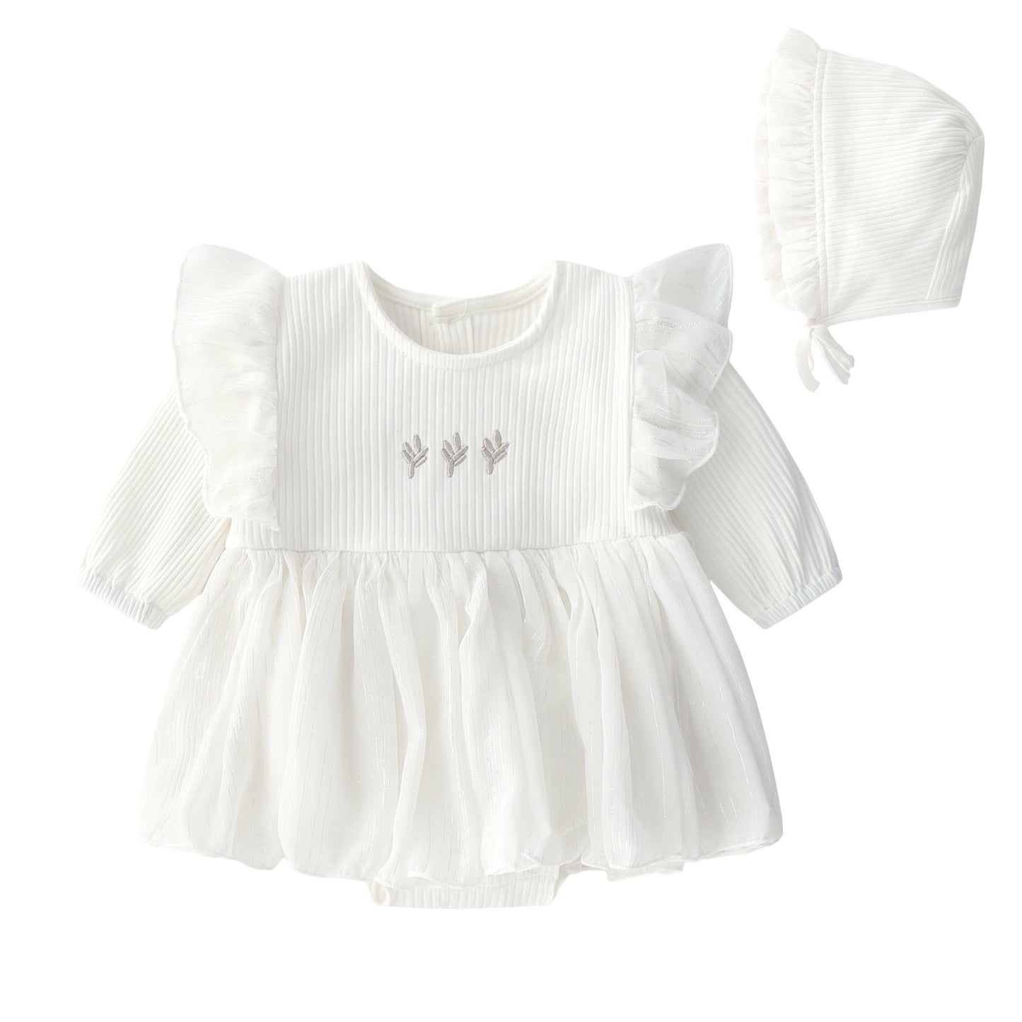 Baby prinsessa fluffig klänning