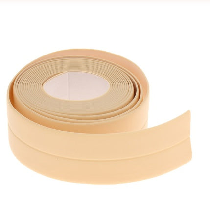 Bathroom Sealing Strip Tape - White PVC Self-Adhesive Waterproof Wall Sticker
