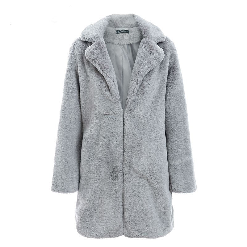 Women Faux Fur Coat Streetwear - Stylish Comfortable High-Quality Cruelty-Free Fashionable Cool