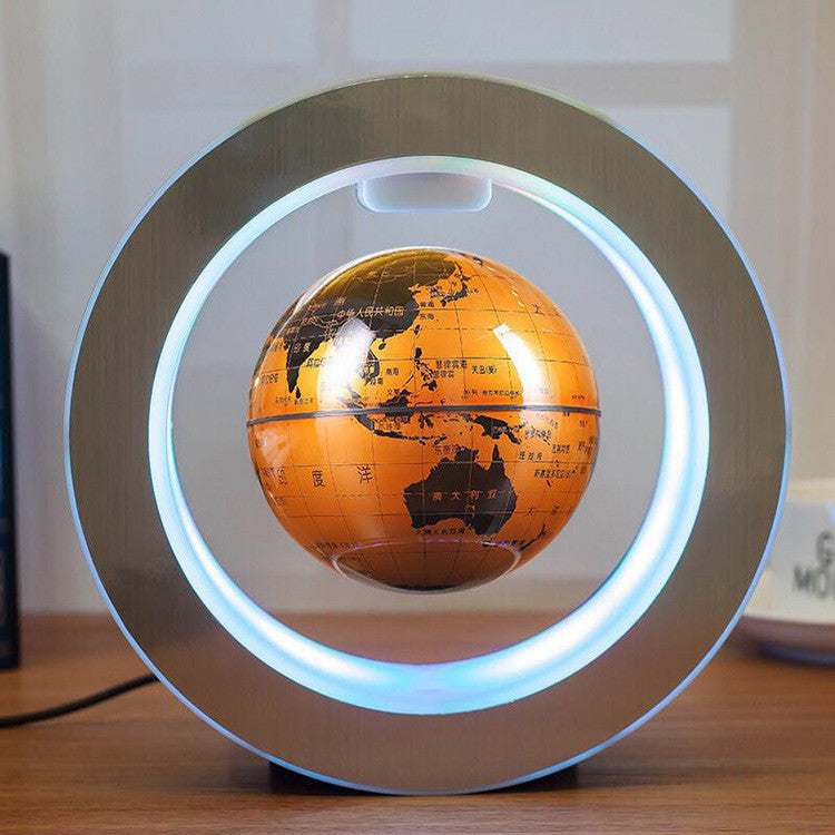Ronde LED carte volante globe globe magnétique lévitation lumières anti-gravité mages