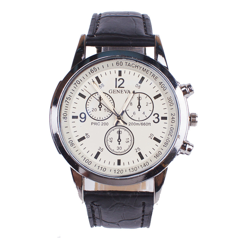 Blue Light Glass Wrist Watch Men New Watches - Stylish Functional Sleek Elegant Sophisticated Unique Trendy Statement