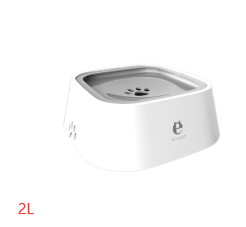 1,5 L Katt Hund Vattenskål Bär Flytande Skål Anti-Overflow Slow Water Feeder Dispenser Djurfontän ABS&PP Hundtillbehör