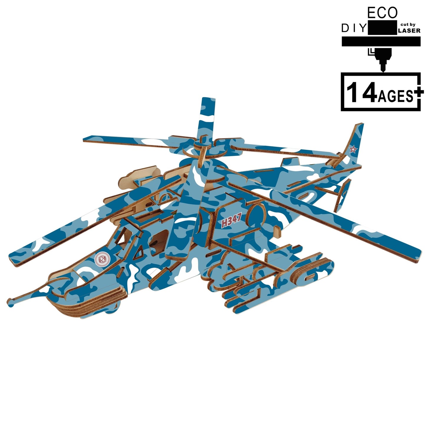 Amphibious Bomber Puzzle Assembly Toy 3D