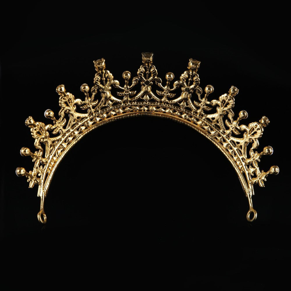 Drottning Brudbröllop Crown Huvudbonad