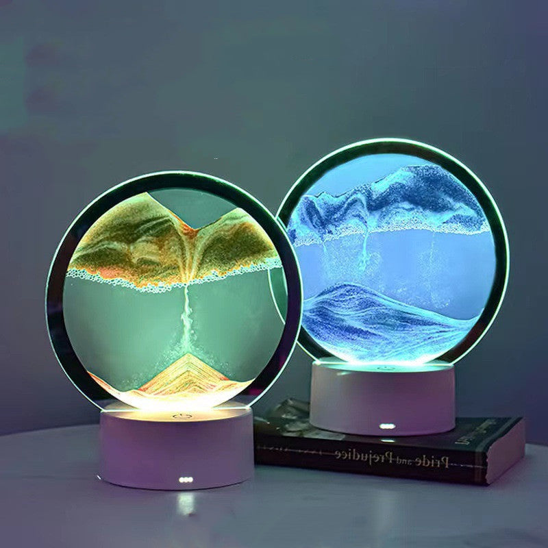 Creative 3D Quicksand Bordslampa Sängbord